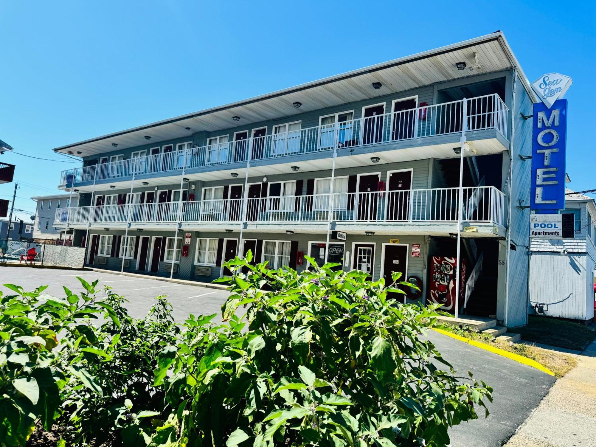 Seagem Motel And Apartments Seaside Heights Exteriör bild