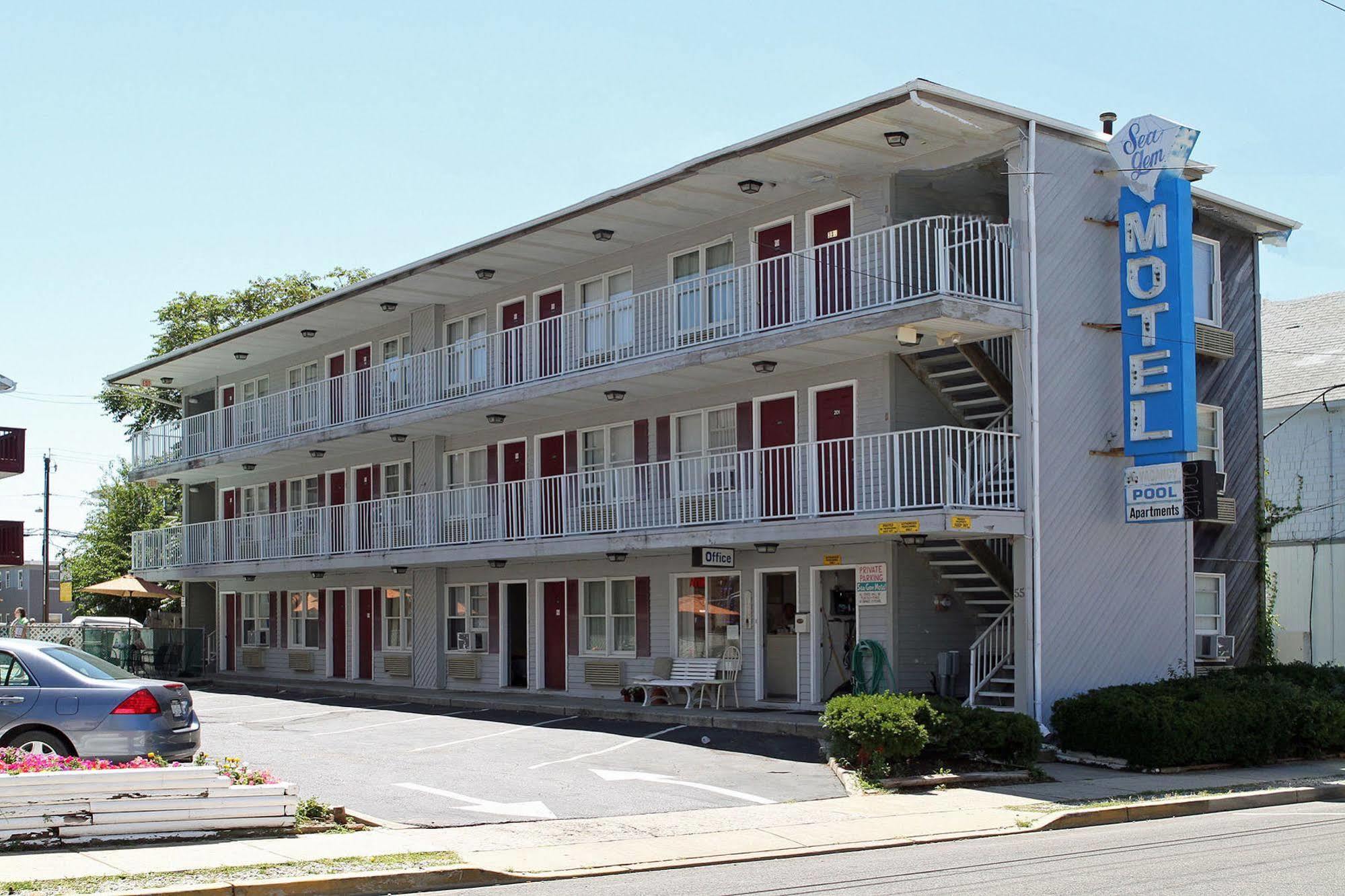Seagem Motel And Apartments Seaside Heights Exteriör bild